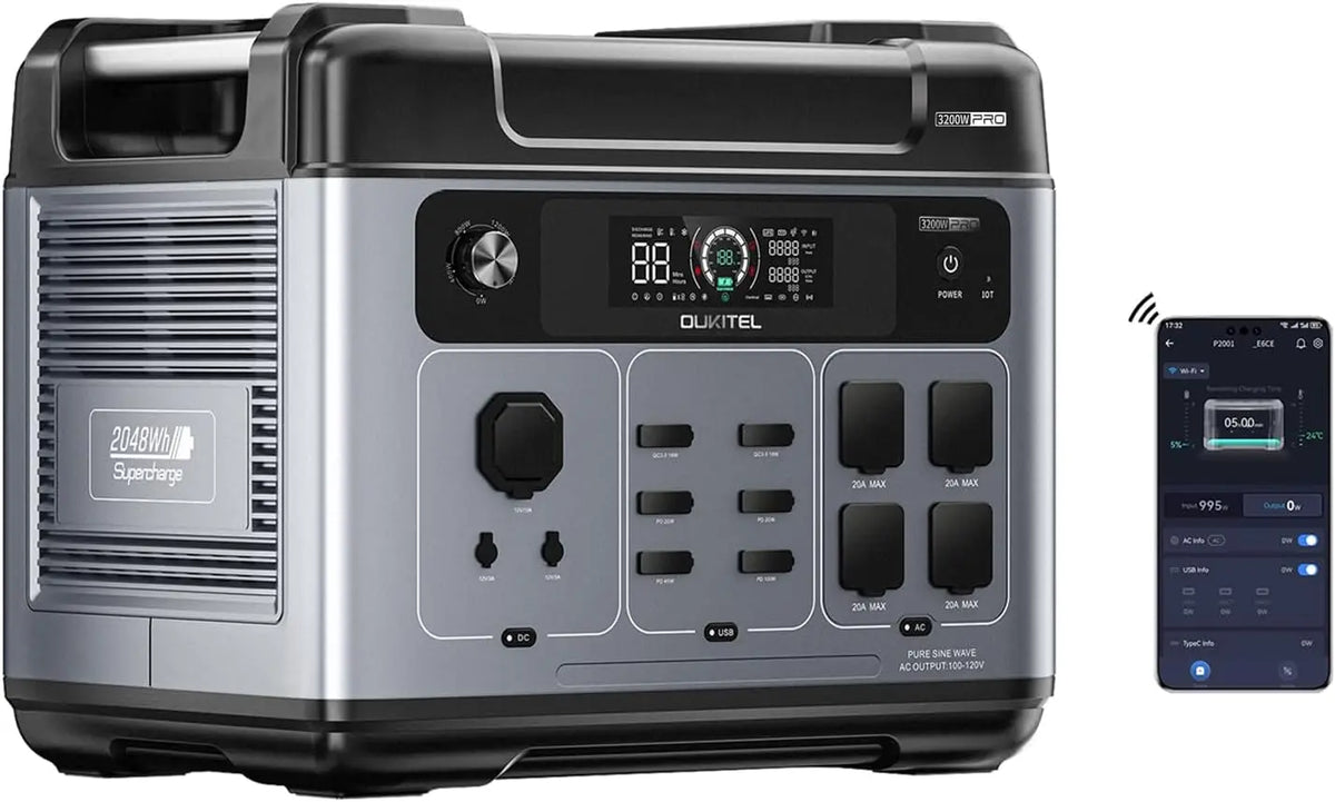 Inverter-Stromerzeuger 3200W für Haushalt und Alltag