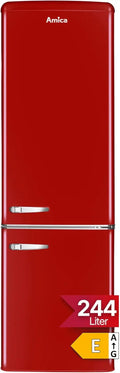 Kühlschrank 181cm Rot für Haushalt und Alltag