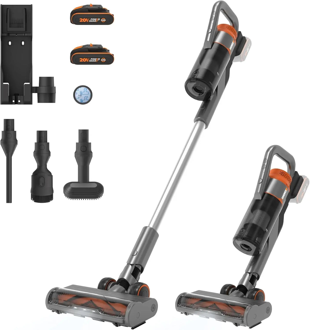 Staubsauger WX038 20 V für Haushalt und Alltag