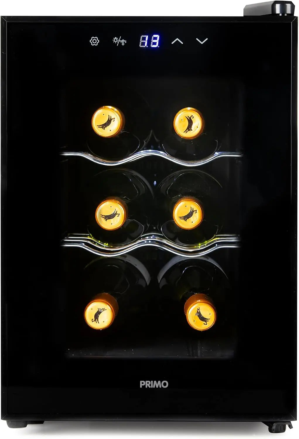 Kühlschrank PR168WK Schwarz für Haushalt und Alltag