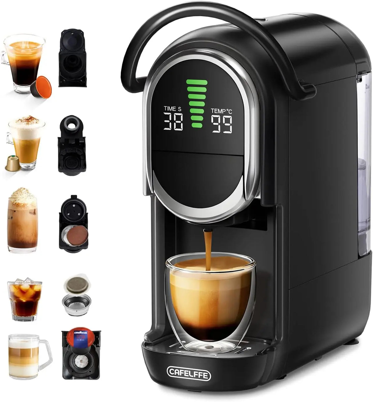 Kaffeemaschine MK-609S 1450W für Haushalt und Alltag