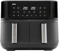 Braun Heißluftfritteuse TD3030IBK 2850W 8L mit zwei Garzonen Schwarz
