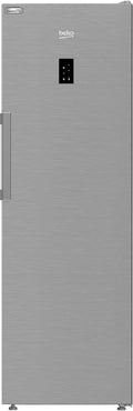 Beko Kühlschrank 365 l mit Display und Edelstahl Silber
