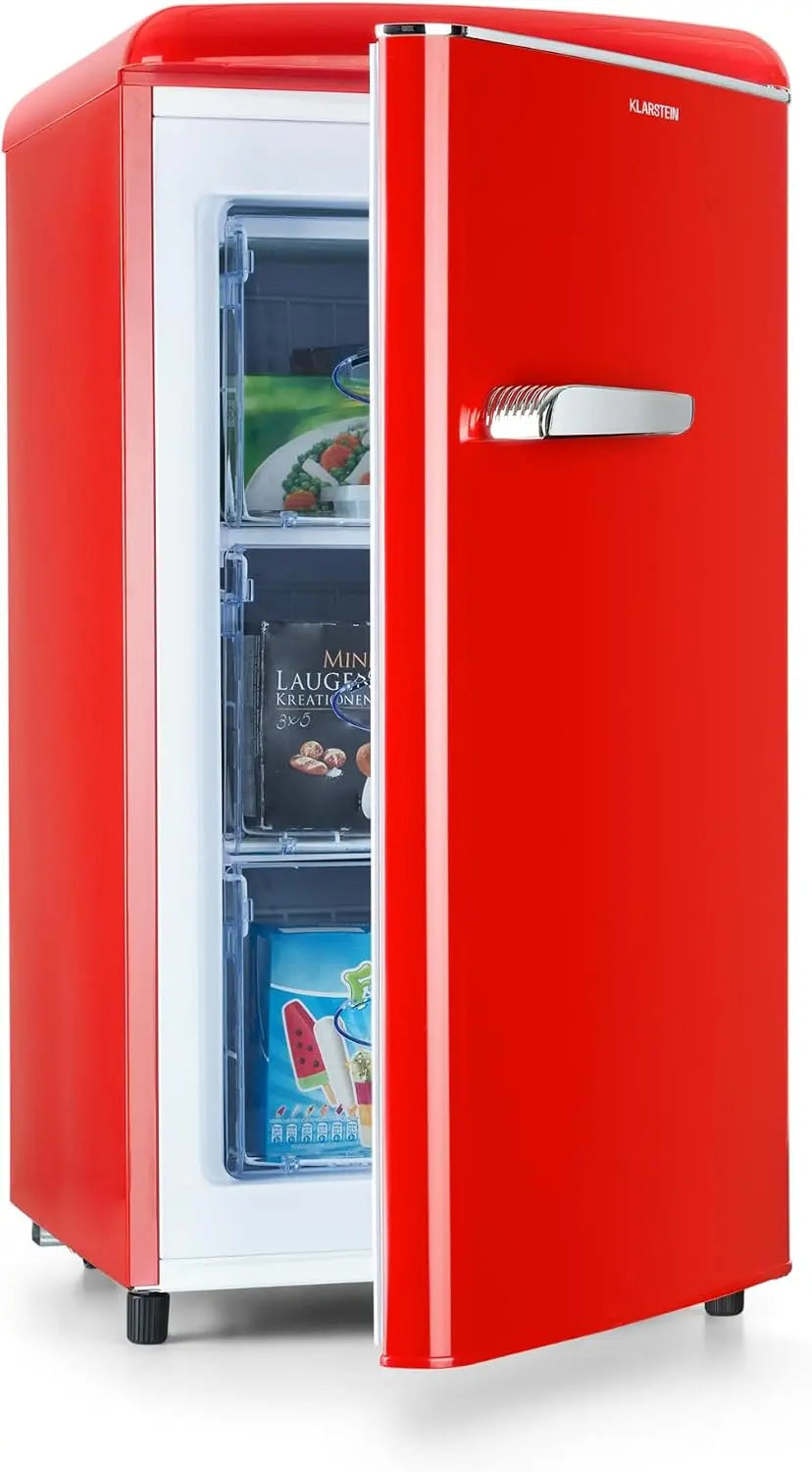 Gefrierschrank 60 Liter Rot für Haushalt und Alltag