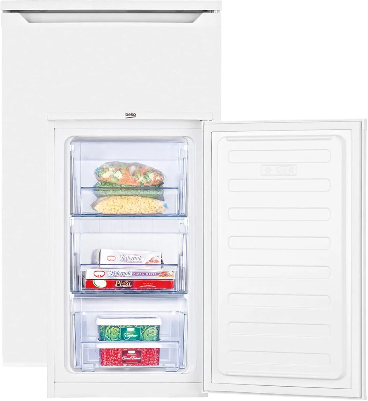 Beko Gefrierschrank FS166020 65 l Weiß