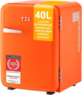 Kühlschrank 40L Orange für Haushalt und Alltag
