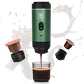 Kaffeemaschine mit Display Grün