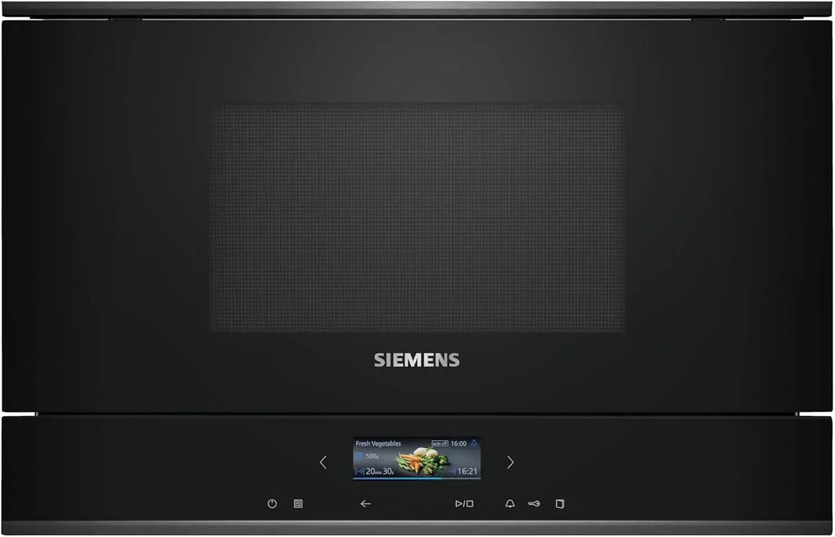 Siemens Mikrowelle BF722L1B1 382 cm mit Edelstahl Schwarz