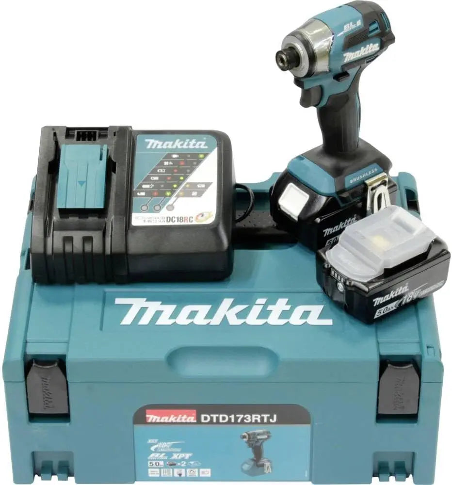 Makita Akku-Drehschlagschrauber 18 V 5,0 Ah