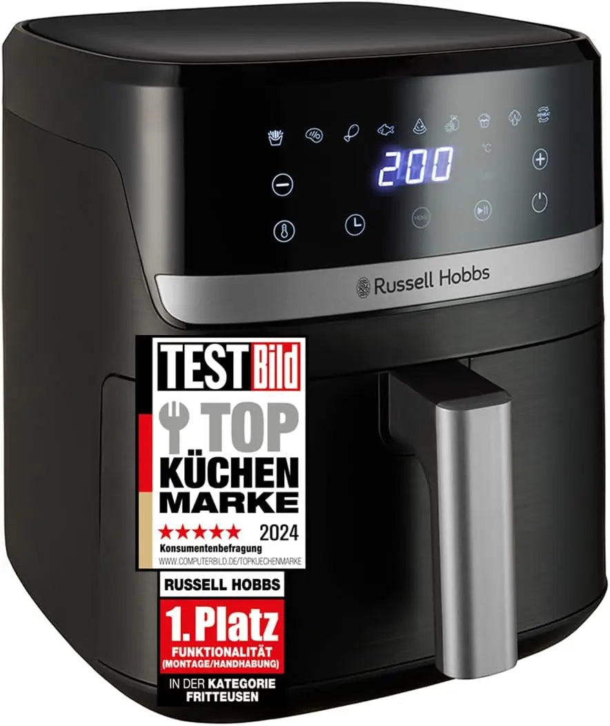 Heißluftfritteuse 5,5 l Schwarz