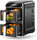 Heißluftfritteuse 2460W 11L mit zwei Garzonen