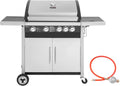 Möbel 14,5 kW mit Edelstahl Silber