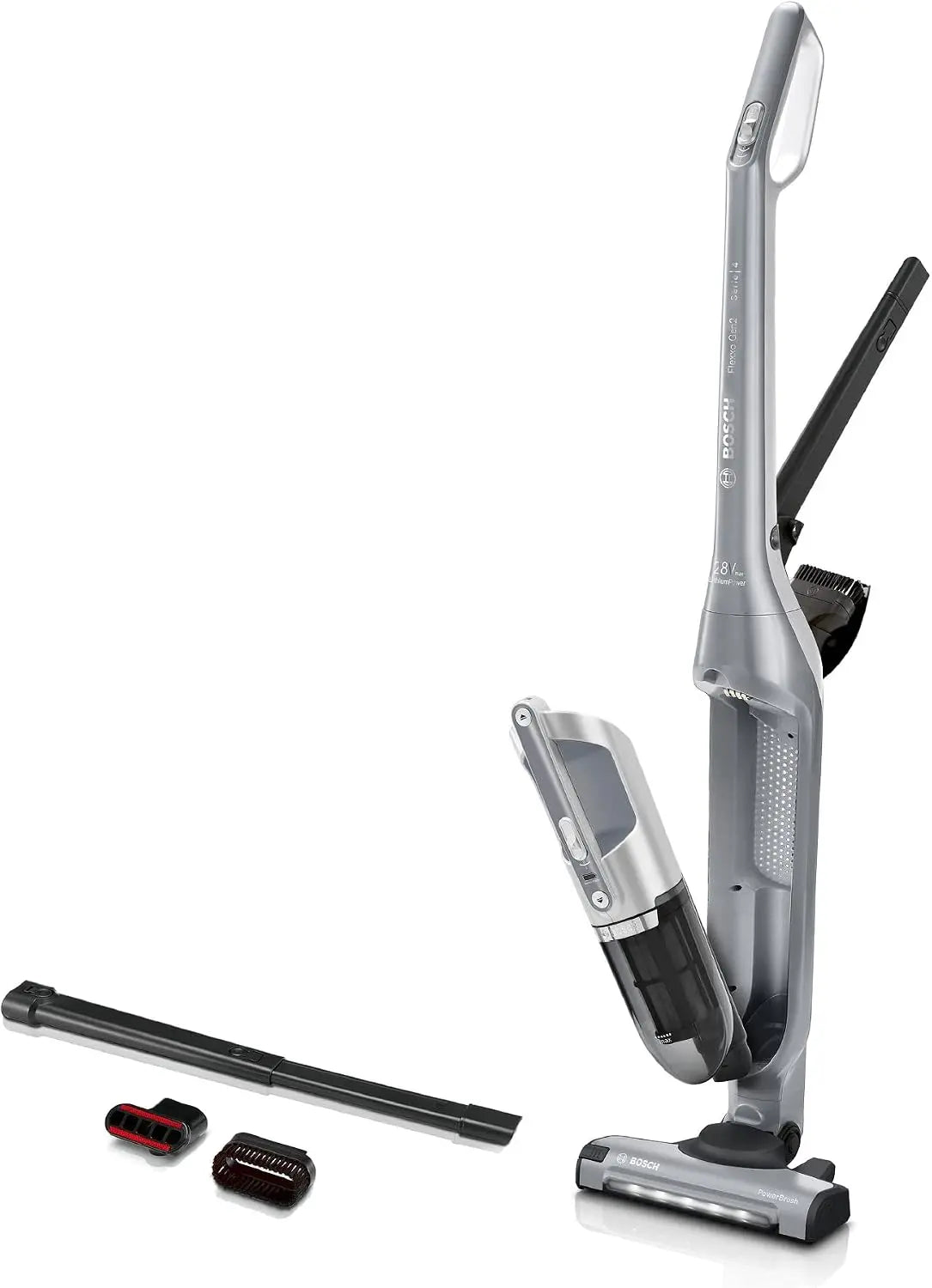Bosch Staubsauger 2in1 Silber für Haushalt und Alltag