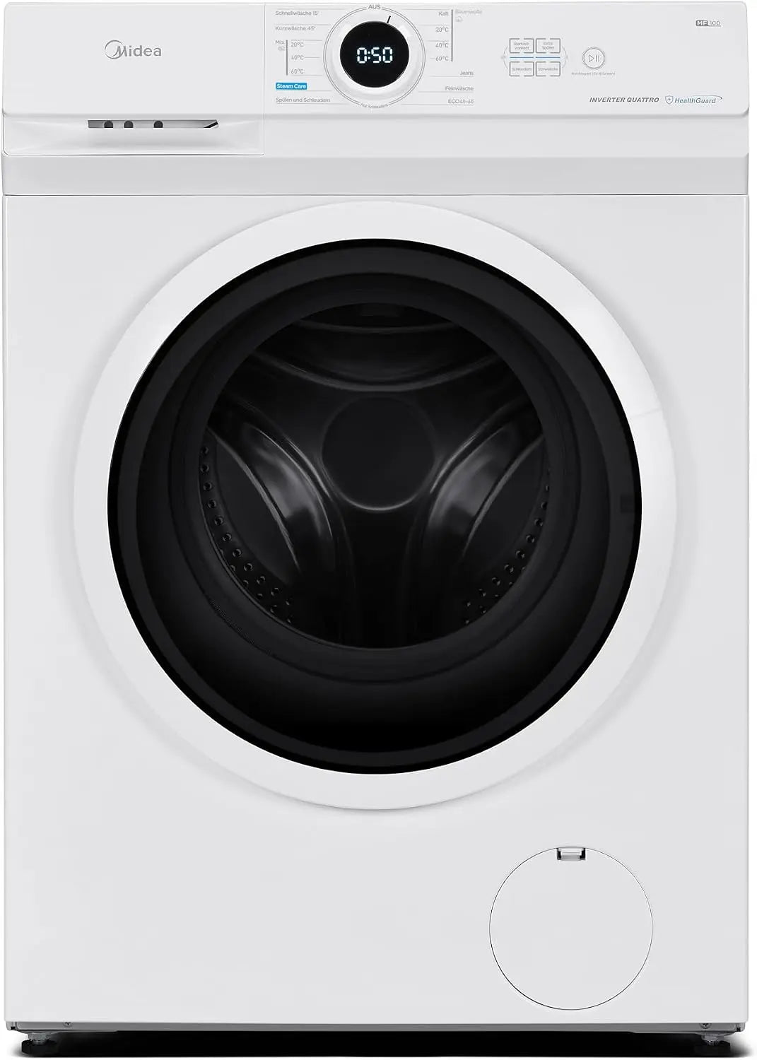 Midea Waschmaschine MF10EW100B Weiß