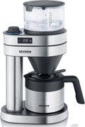 Severin Kaffeemaschine 1l mit Timer und Edelstahl Schwarz