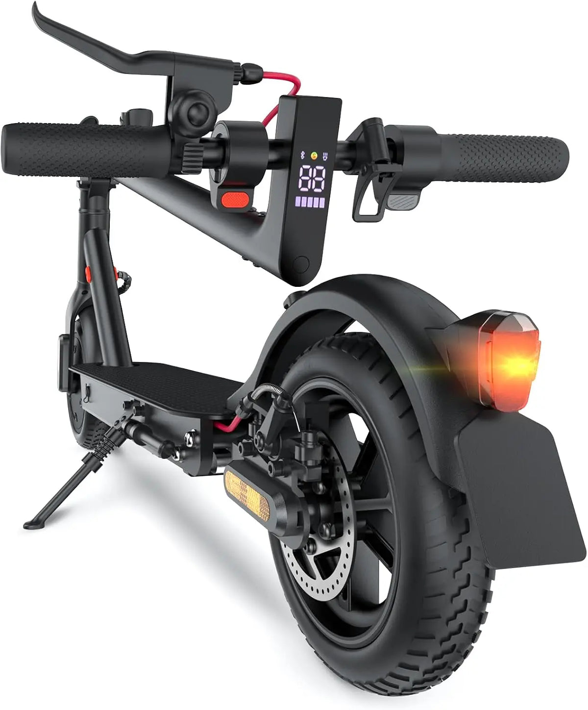 E Scooter mit Straßenzulassung Max 30 km Reichweite mit App,8.5 Zoll Elektroroller mit Wabenreifen Duales Bremssystem 20km/h, E Roller bis 120kg...