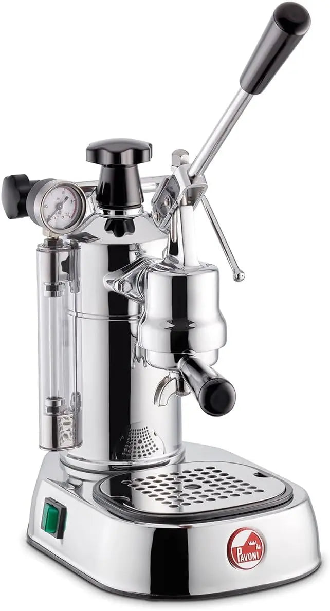 Kaffeemaschine mit Edelstahl Silber