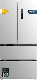Kühlschrank 463L 183 cm Silber
