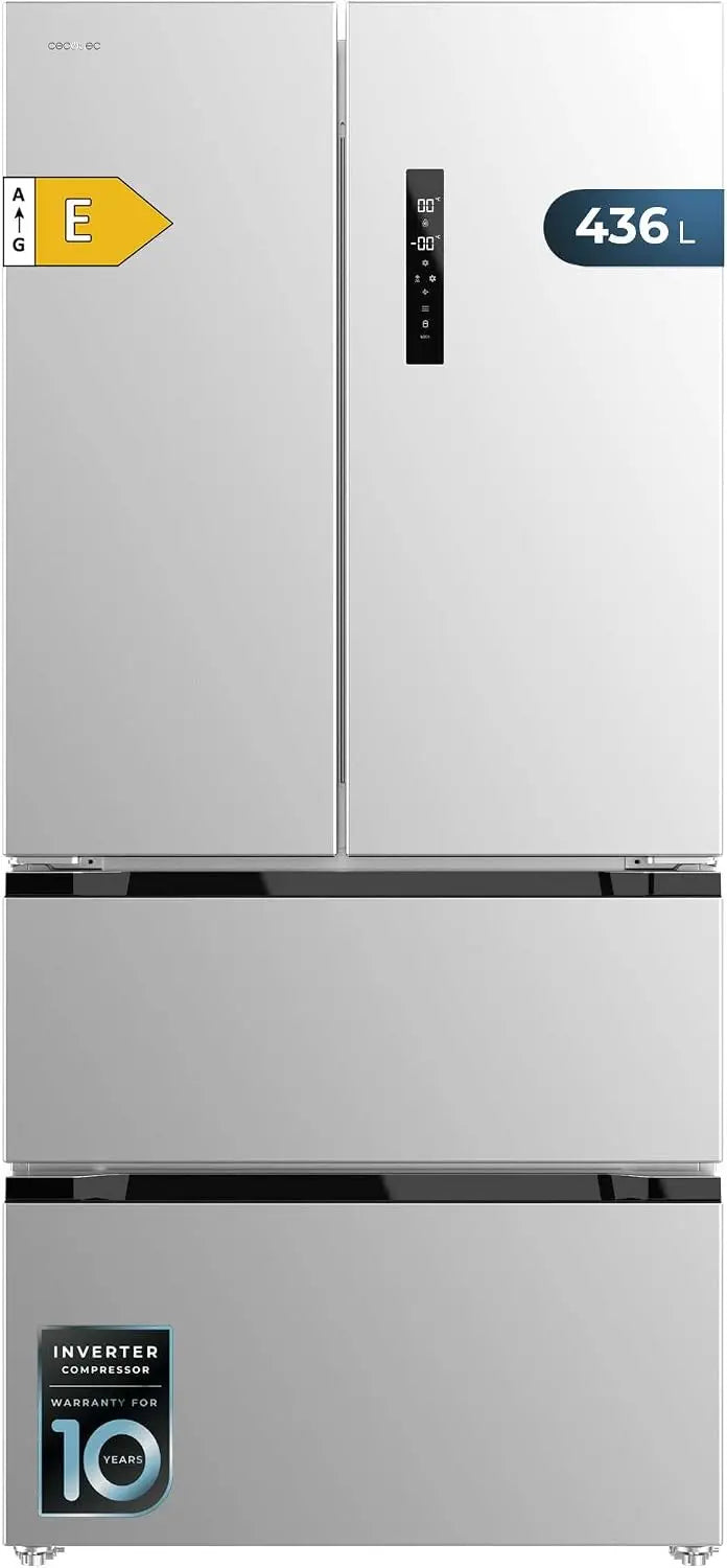 Kühlschrank 463L 183 cm Silber