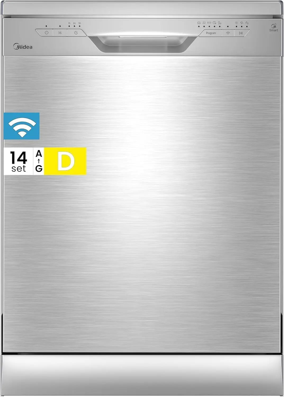 Midea Geschirrspüler 60cm Silber