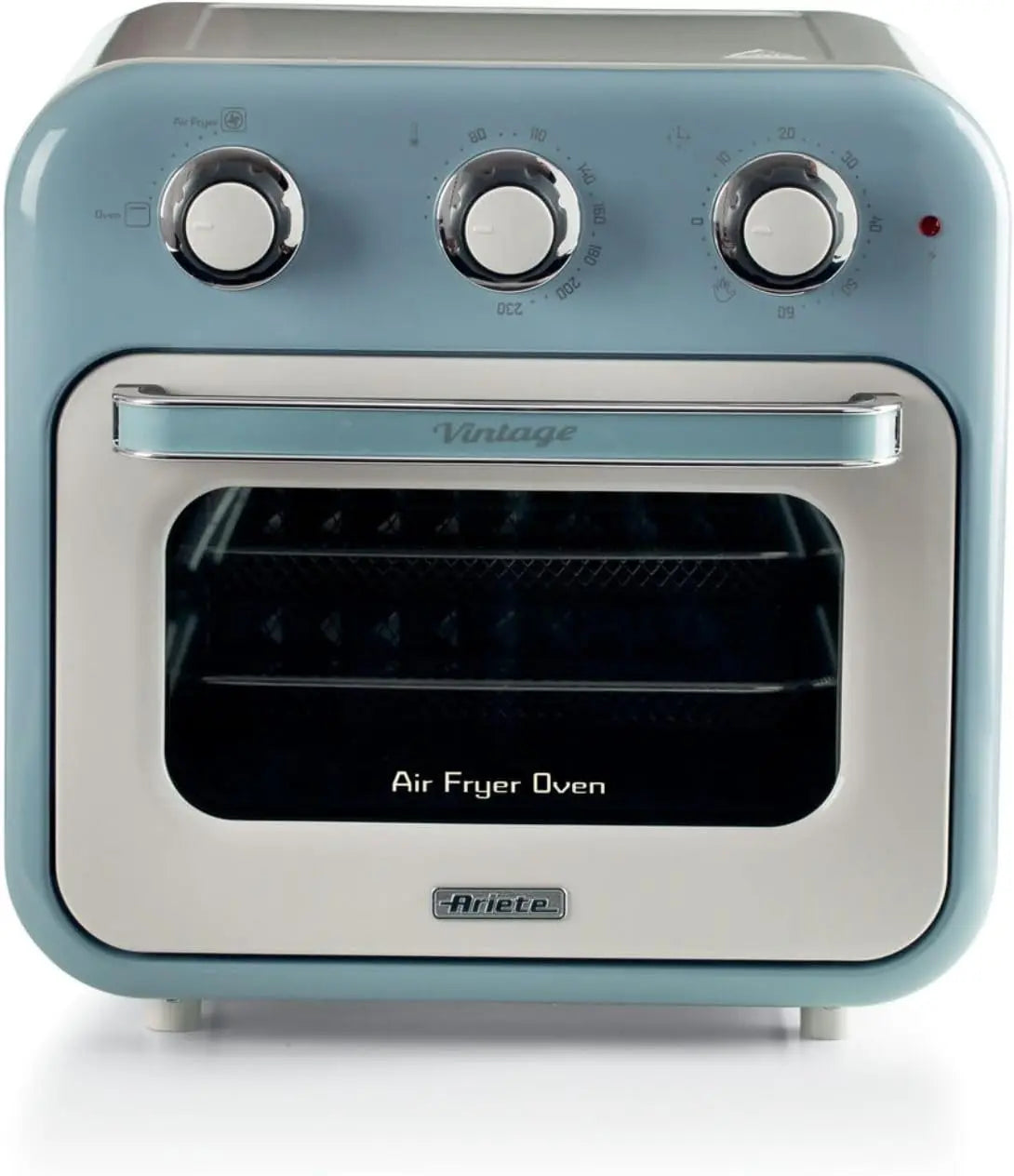 Heißluftfritteuse 1400W 16 L mit Timer und Edelstahl Silber