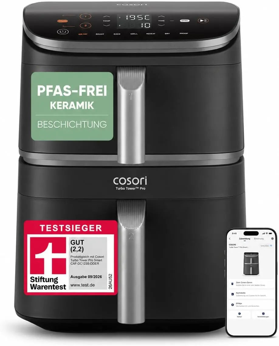 Heißluftfritteuse 10,8L für Haushalt und Alltag