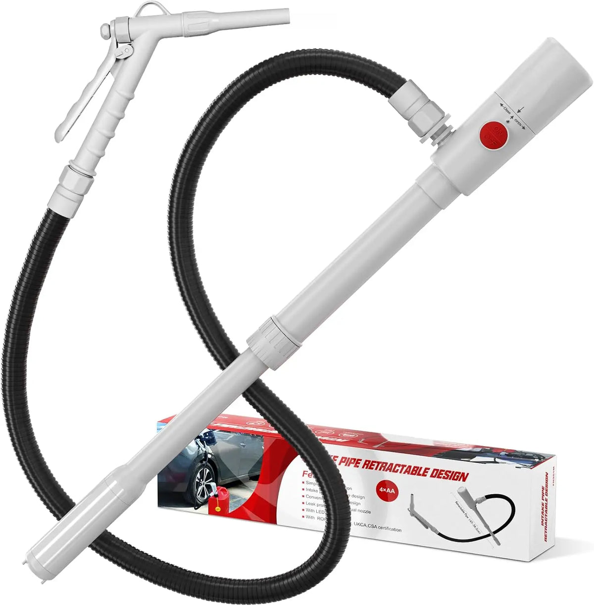 Inverter-Stromerzeuger 12 L 136.5cm Weiß