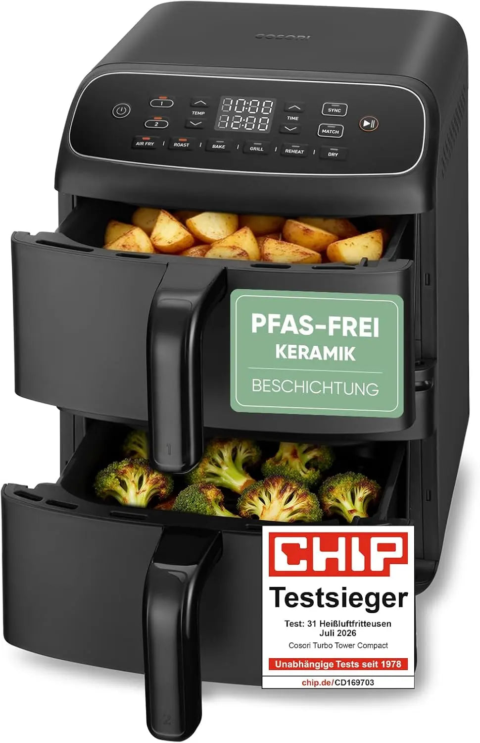 Heißluftfritteuse für Haushalt und Alltag