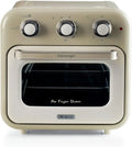 Heißluftfritteuse 1400W 16 L mit Timer und Edelstahl Silber