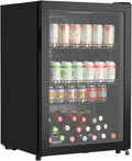 Kühlschrank GSC2125B 118 L 84 cm Schwarz