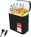 Kühlschrank 12 V 24L Schwarz für Haushalt und Alltag