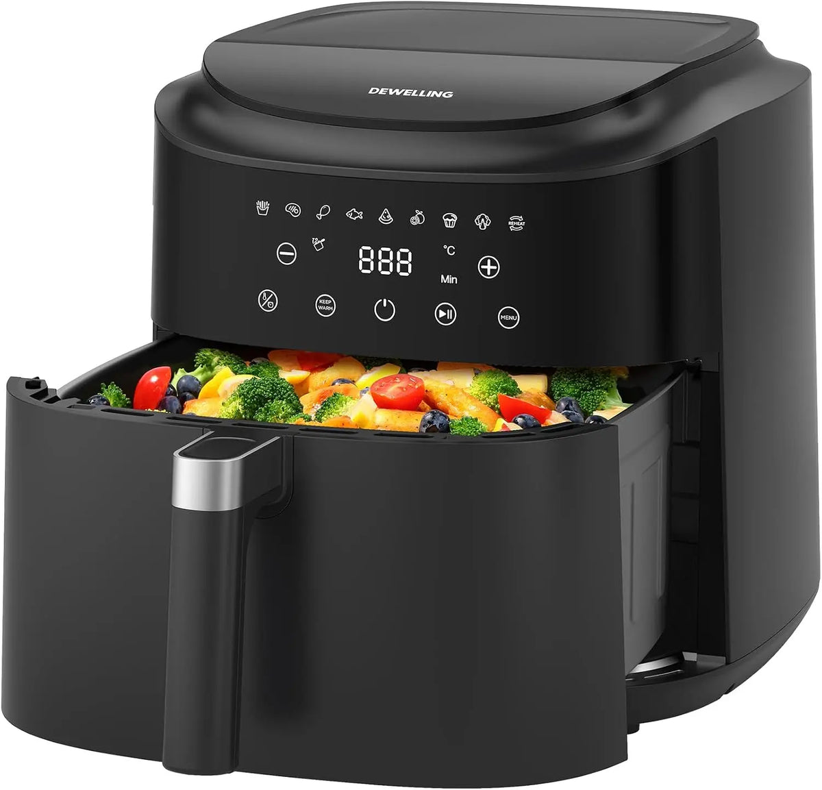 Heißluftfritteuse 2350W 9L mit Display