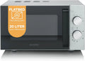 Severin Mikrowelle 800W 20L mit Edelstahl Schwarz