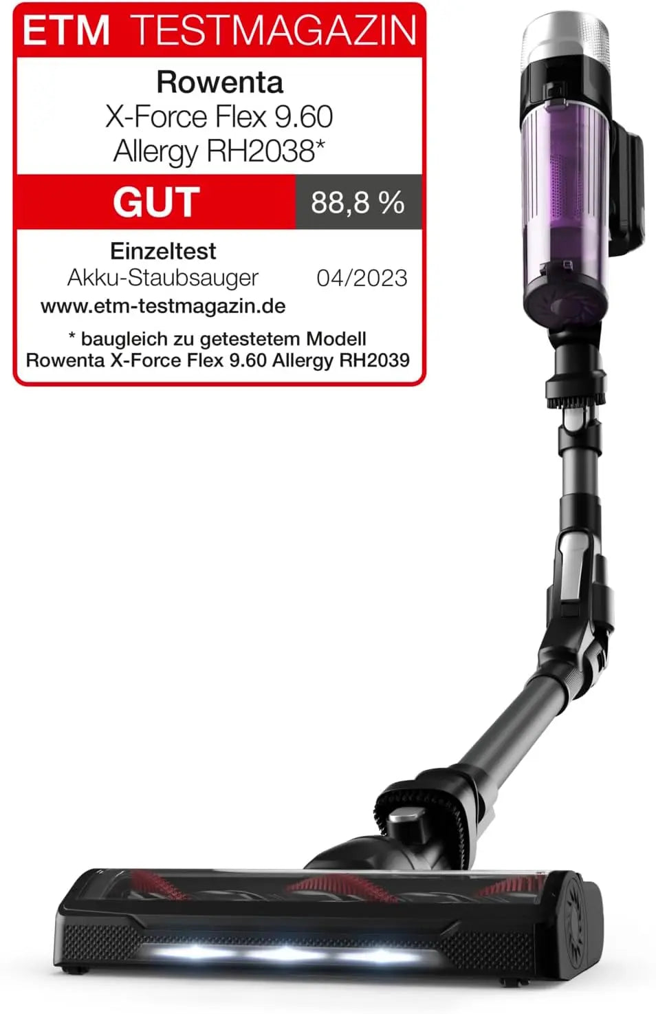 Rowenta Staubsauger RH2038 Schwarz