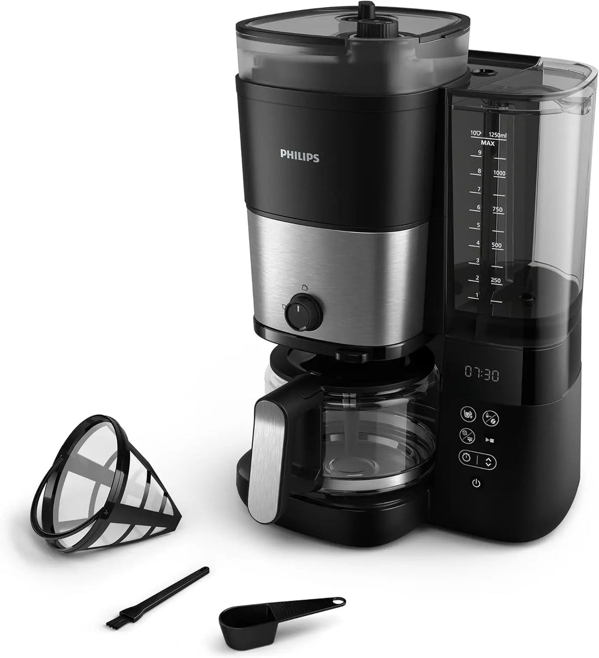 Philips Kaffeemaschine 1,25 L Schwarz