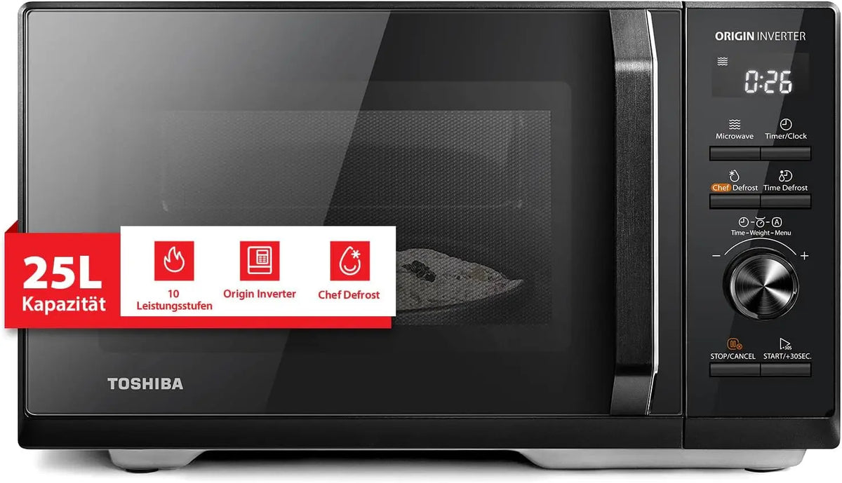 Mikrowelle AM25PFI 900W 25L Schwarz