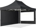 Pavillon 5 m Schwarz für Haushalt und Alltag