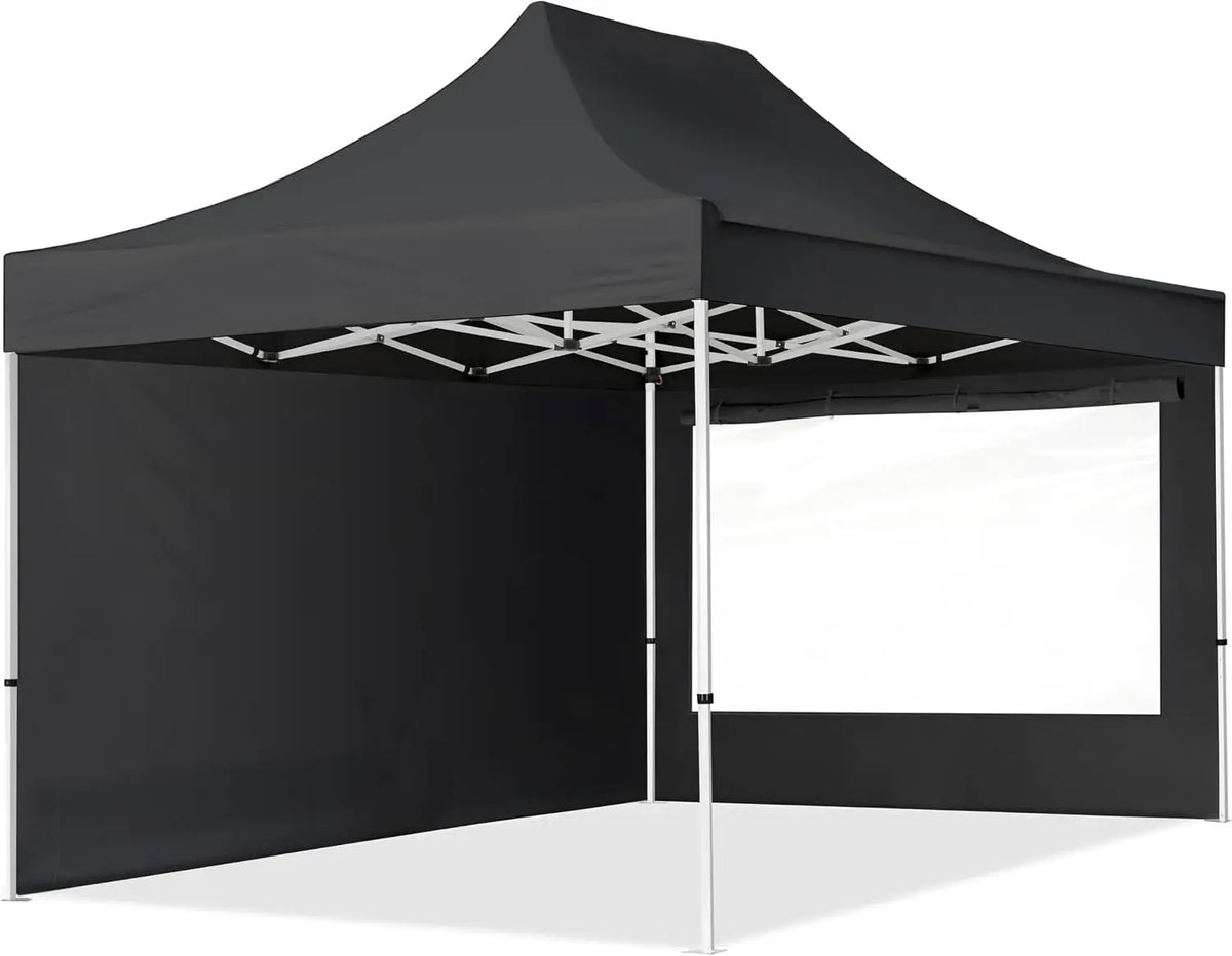 Pavillon 5 m Schwarz für Haushalt und Alltag