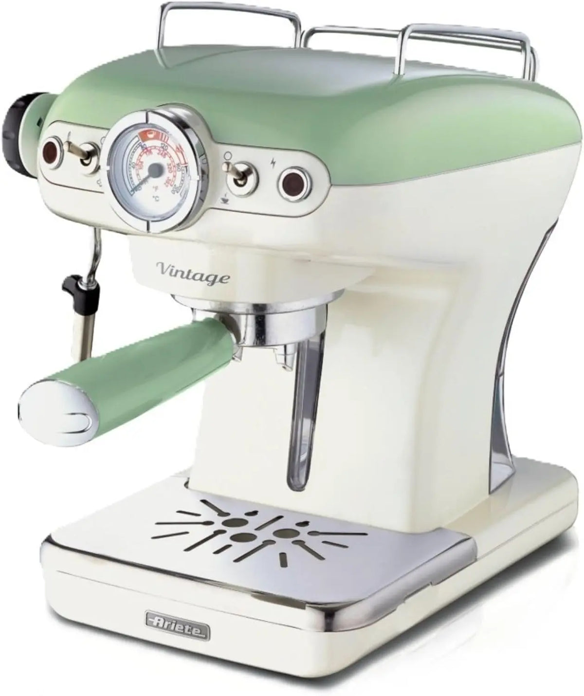 Kaffeemaschine 850W mit Edelstahl Silber