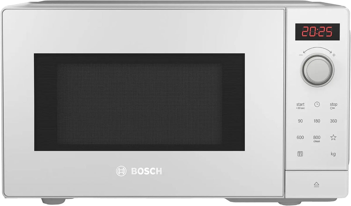 Bosch Mikrowelle FFL023MW0 800 W 44 cm mit Display Weiß