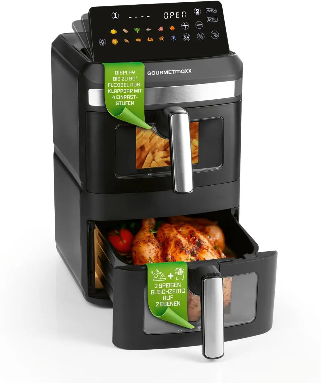 Heißluftfritteuse 12 L für Haushalt und Alltag