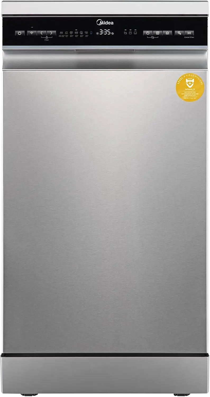 Midea Geschirrspüler 45cm Silber