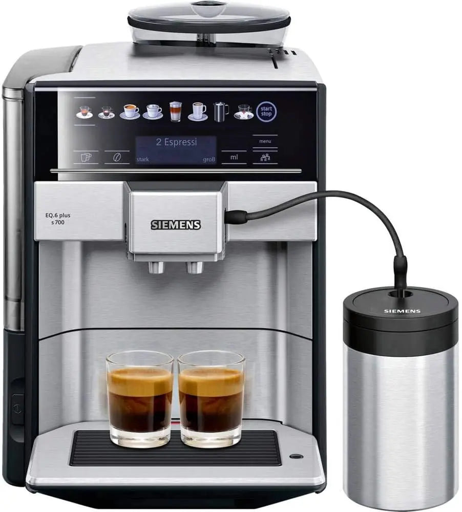 Siemens Kaffeemaschine TE657M03DE 1500 W mit Edelstahl Silber