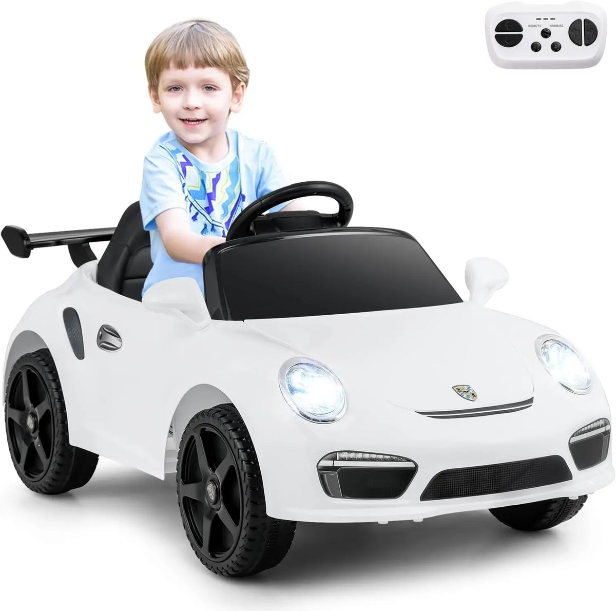 Fahrzeugzubehör 12 V mit Fernbedienung Weiß
