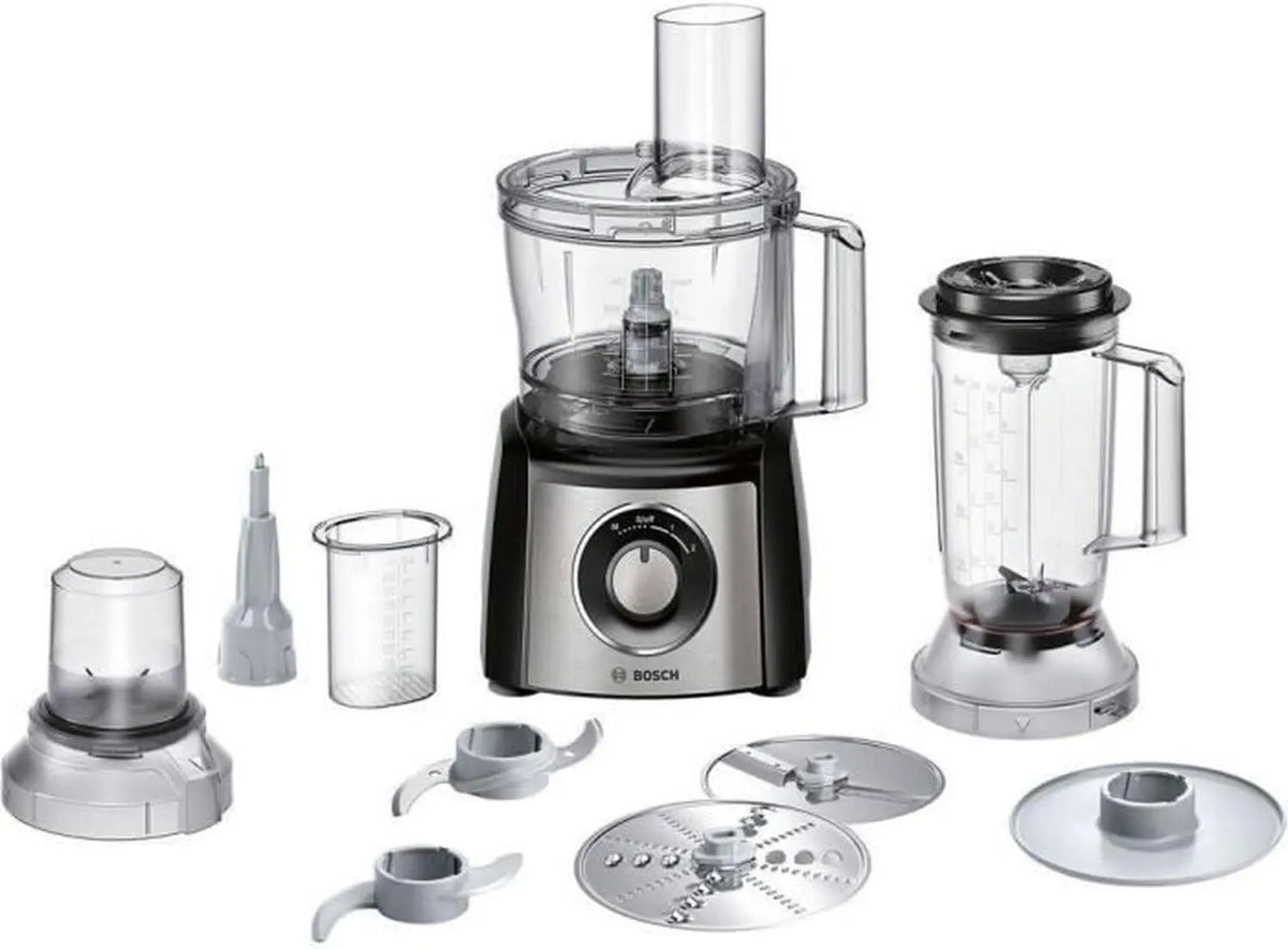 Bosch Küchenmaschine MCM3501M 2,3 l mit Edelstahl Schwarz