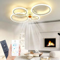 Ventilator 60 W mit Fernbedienung und Timer Weiß