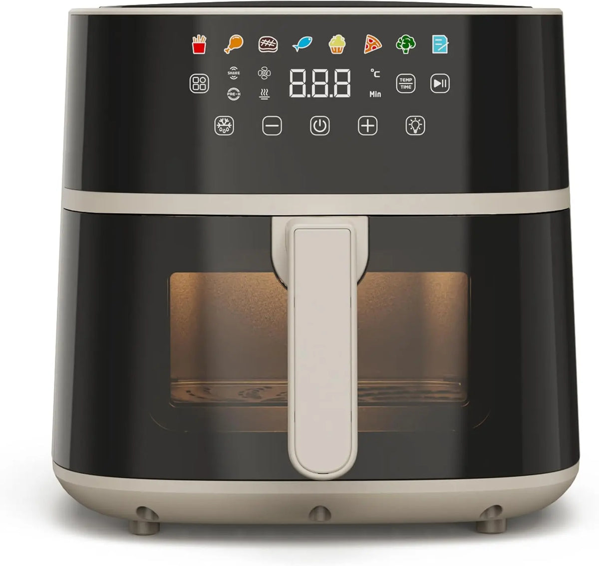 Heißluftfritteuse 1700W 6L mit Display und Timer