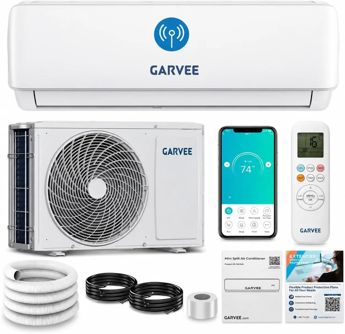 Klimaanlage R32 2,7 kW 80 M mit Timer