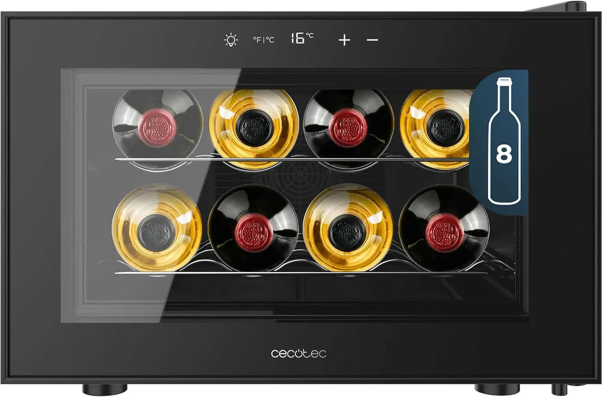 Kühlschrank 35 dB mit Display Schwarz