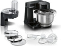 Bosch Küchenmaschine 700 W 3,8 L mit Edelstahl Schwarz